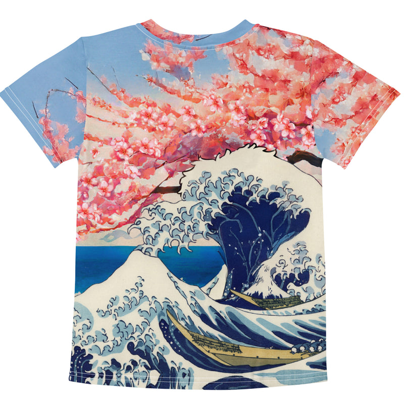 Cookie Wave Blossom Kid's Tee - Shirtwascash