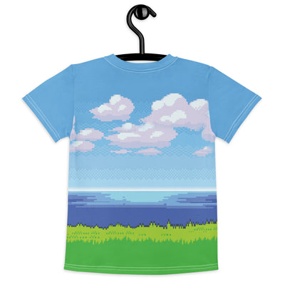 8-Bit Ocean Kid's Tee - Shirtwascash
