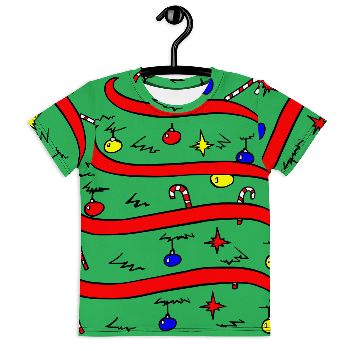 Clipart Christmas Kid&#39;s Tee - Shirtwascash