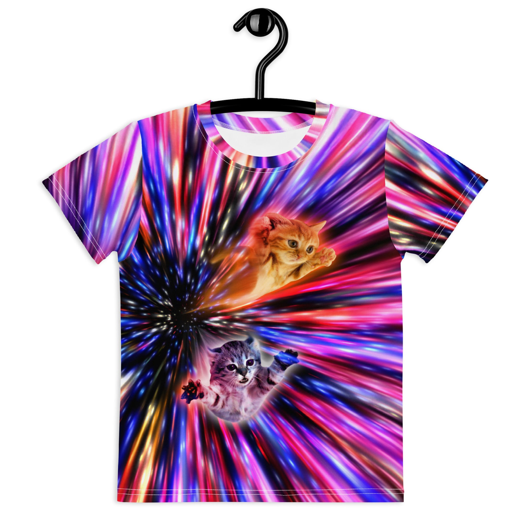 Flying Cat Lasers Kid's Tee - Shirtwascash