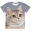 Heavy Breathing Cat Kid's Tee - Shirtwascash