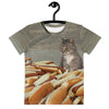 Hotdog Contest Cat Kid's Tee - Shirtwascash