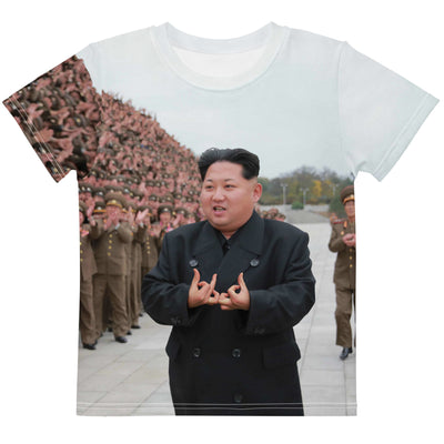 Kim Jong Represent Kid's Tee - Shirtwascash