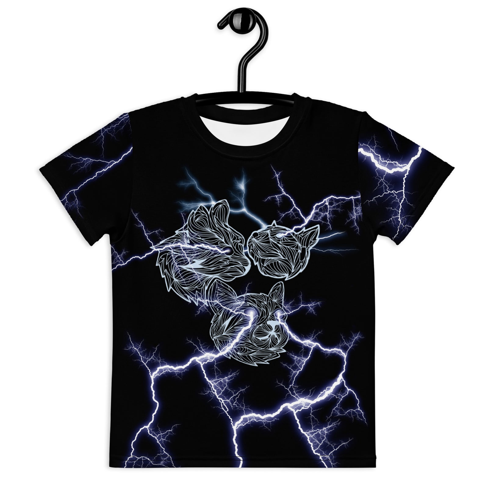 Lightning Cat Kid's Tee - Shirtwascash
