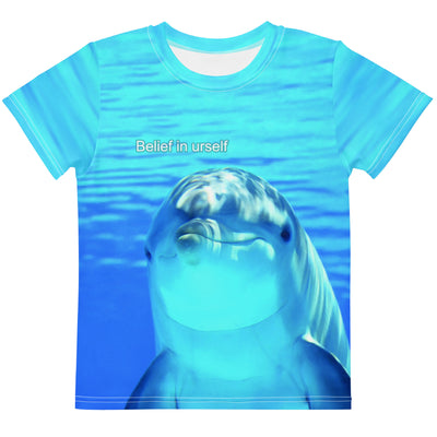 Motivation Dolphin Kid's Tee - Shirtwascash