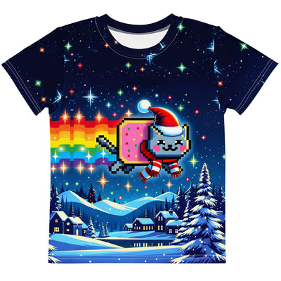 Nyan Starry Night Kid's Tee - Shirtwascash