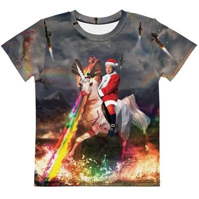 Santa Jong Un Kid's Tee - Shirtwascash