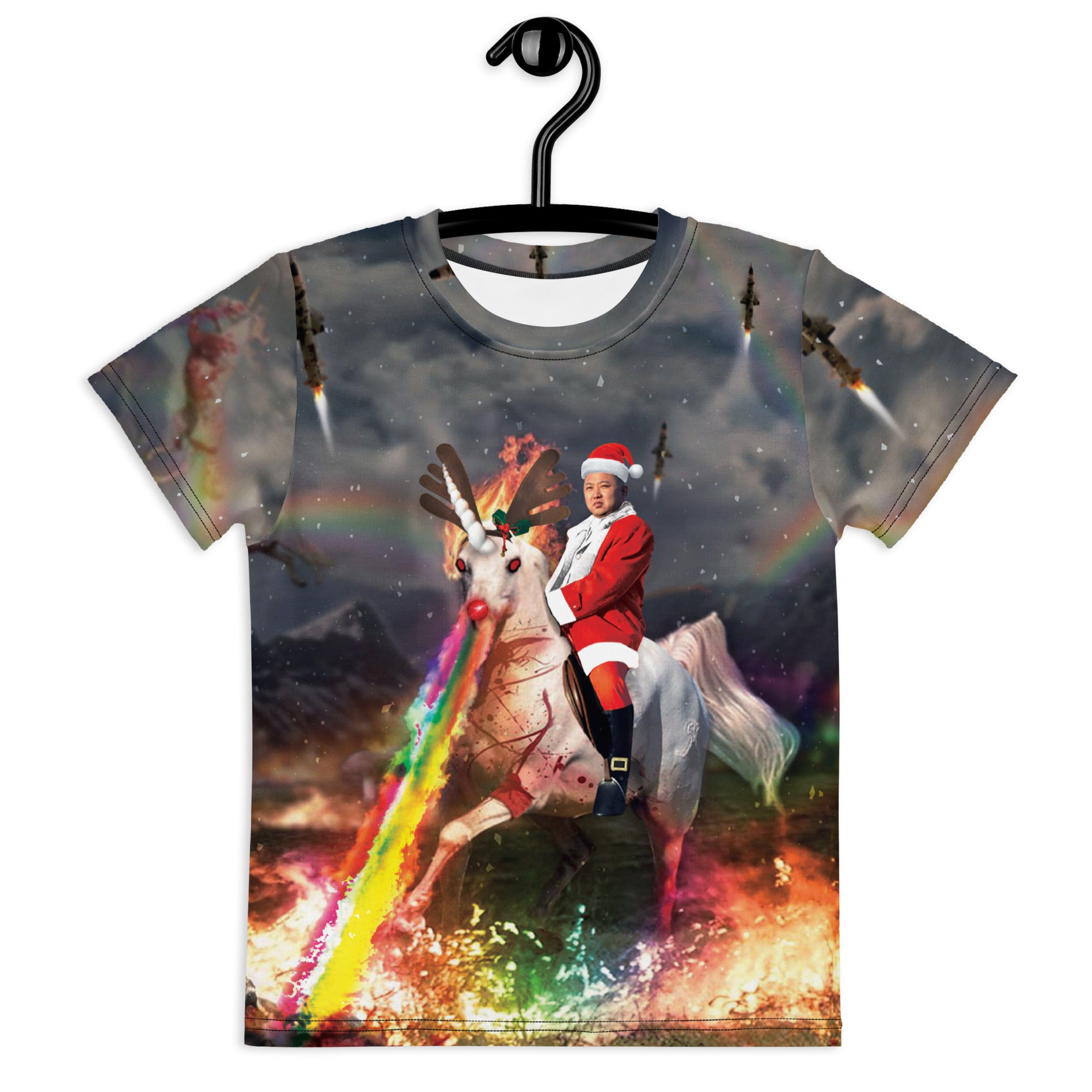 Santa Jong Un Kid's Tee - Shirtwascash