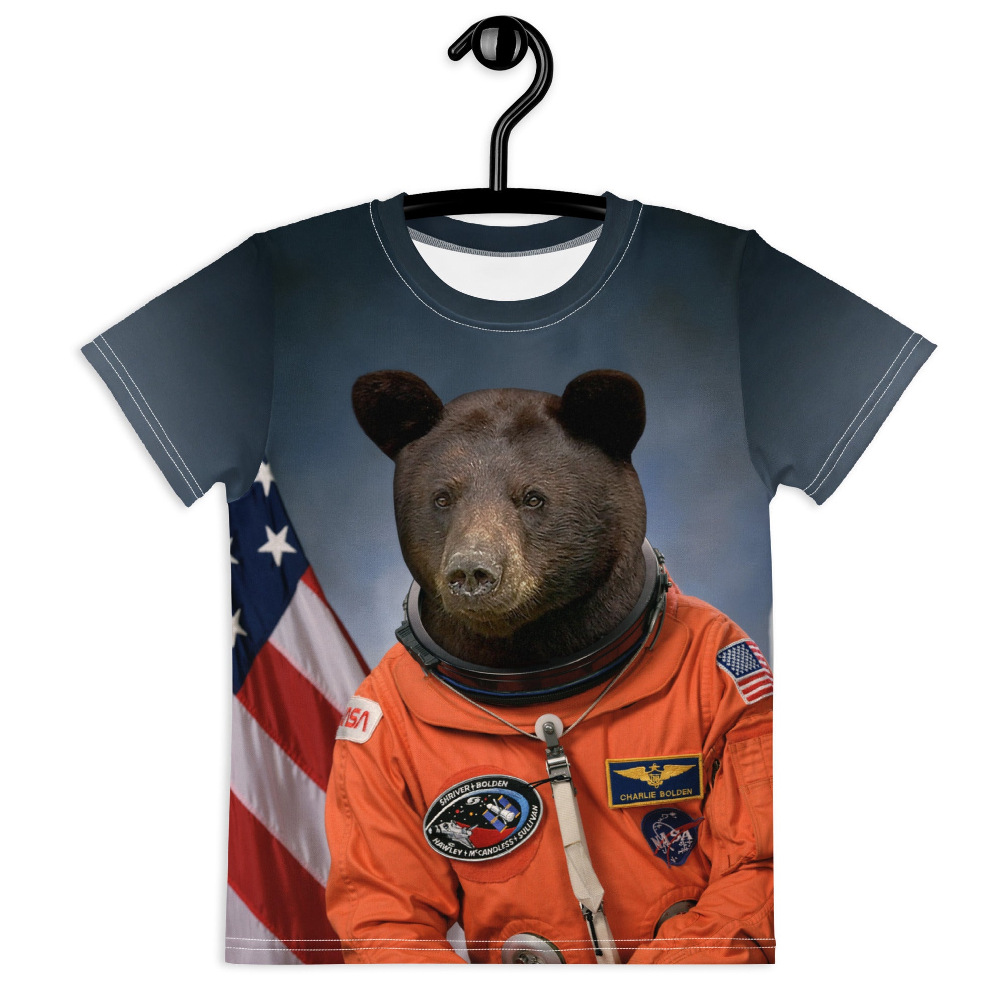 The Bearstronaut Kid's Tee - Shirtwascash