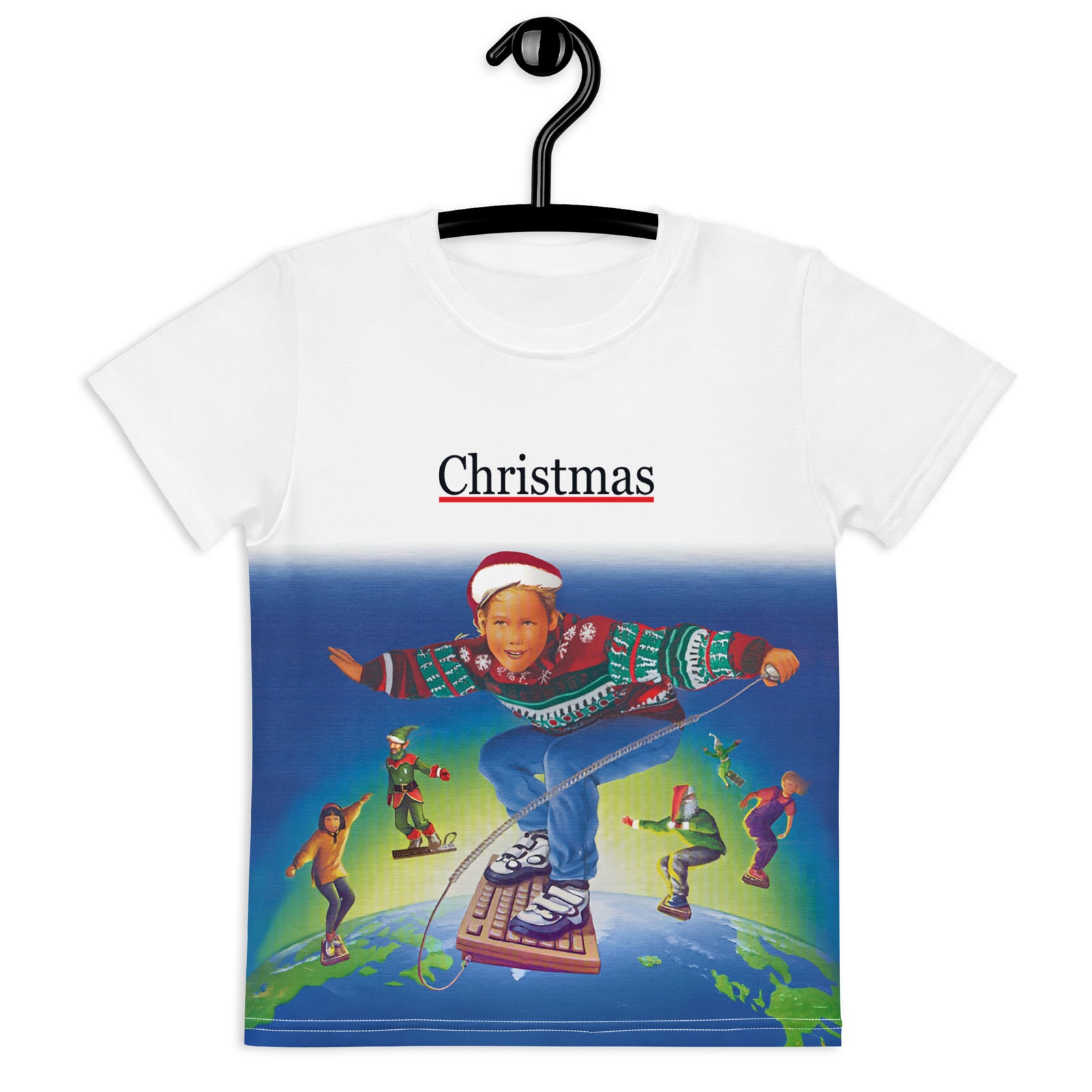 90s Christmas Kid's Tee - Shirtwascash