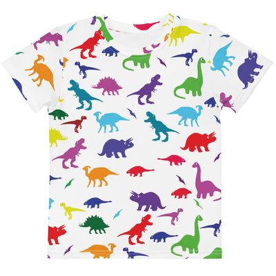 Dino Print Kid's Tee - Shirtwascash