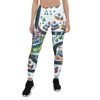 Car Carpet Winter Leggings - Shirtwascash