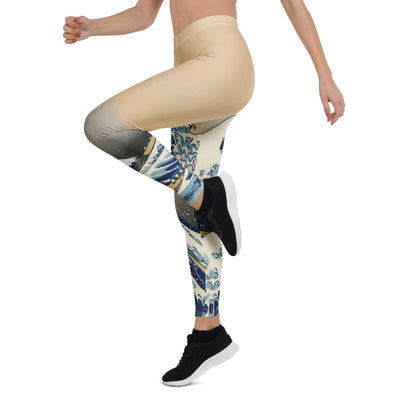 Cookie Wave Women's Leggings - Shirtwascash