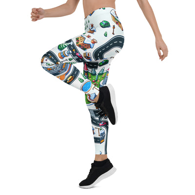 Car Carpet Winter Leggings - Shirtwascash
