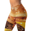 Cheeseburger Women's Leggings - Shirtwascash