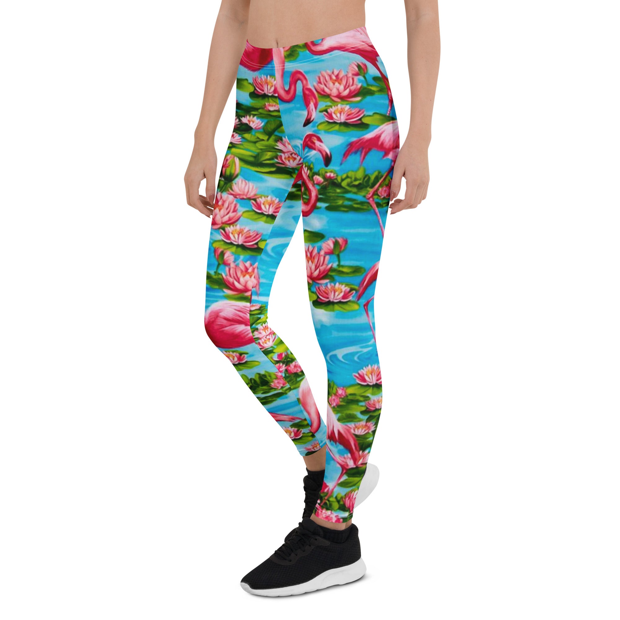 Flamingo Paradise Women's Leggings - Shirtwascash