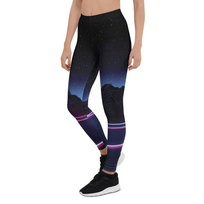 Neon Highway Women's Leggings - Shirtwascash