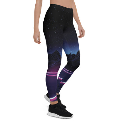 Neon Highway Women's Leggings - Shirtwascash