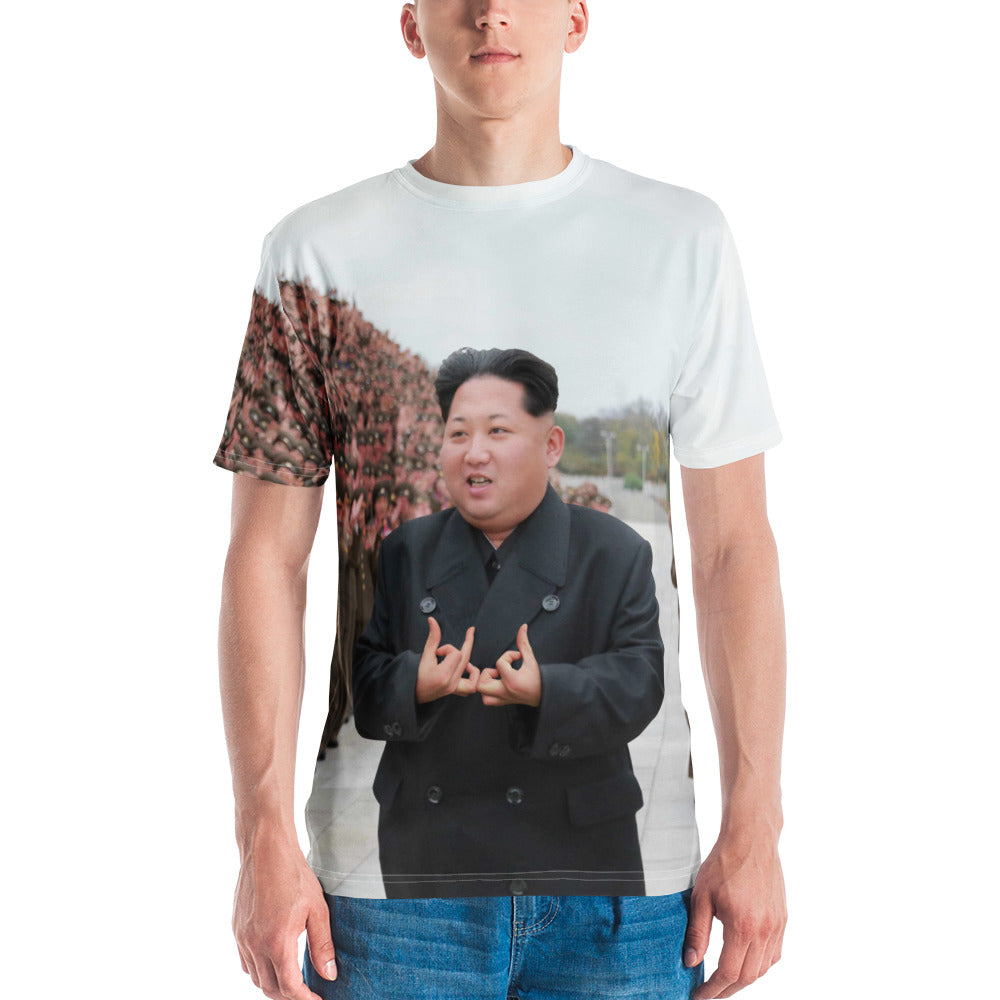 Kim Jong Represent Men&#39;s T-Shirt - Shirtwascash