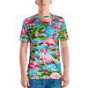 Flamingo Paradise Men's T-Shirt - Shirtwascash