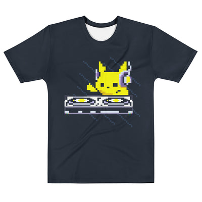 8-Bit PikaDJ Men's T-Shirt - Shirtwascash