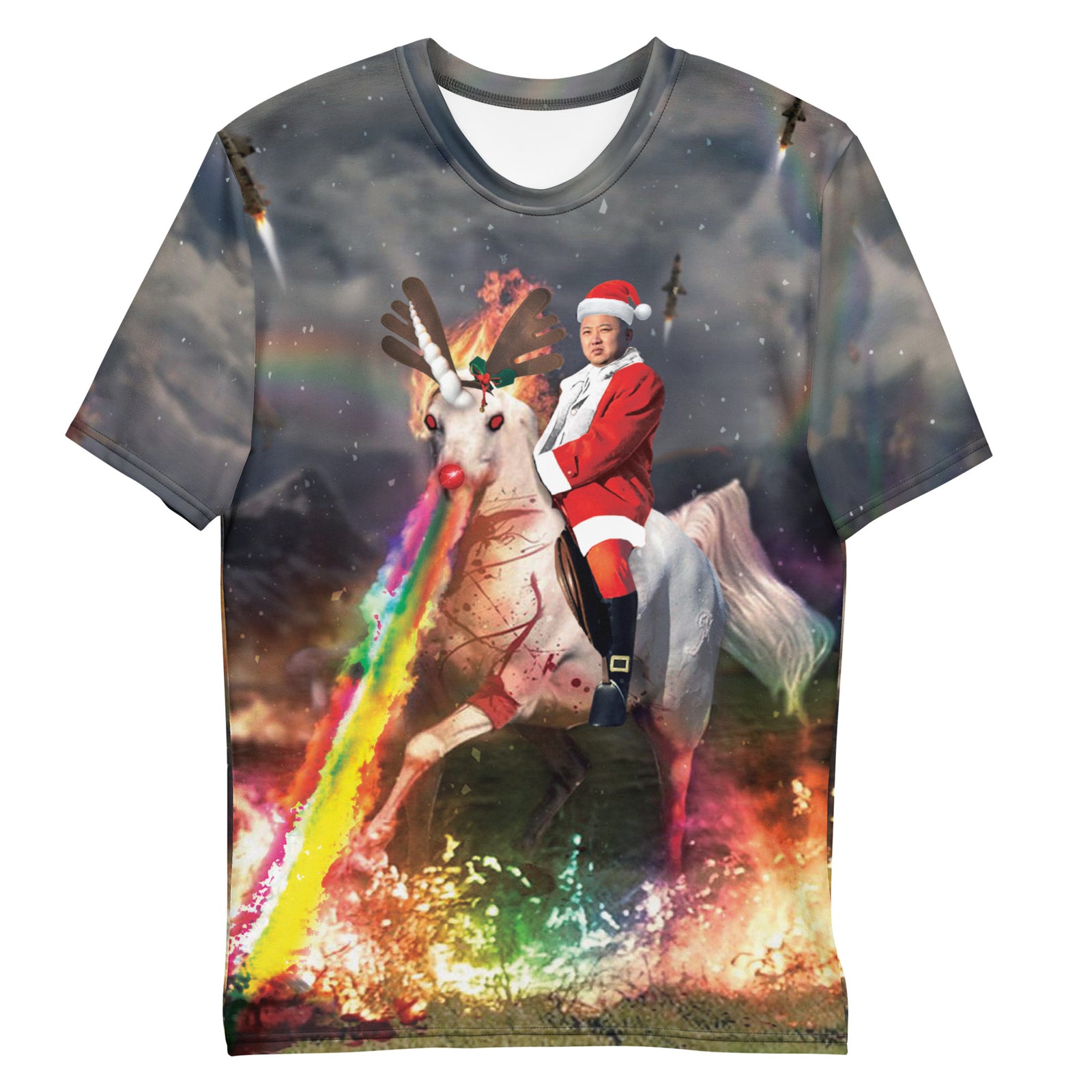 Santa Jong Un Men's T-Shirt - Shirtwascash