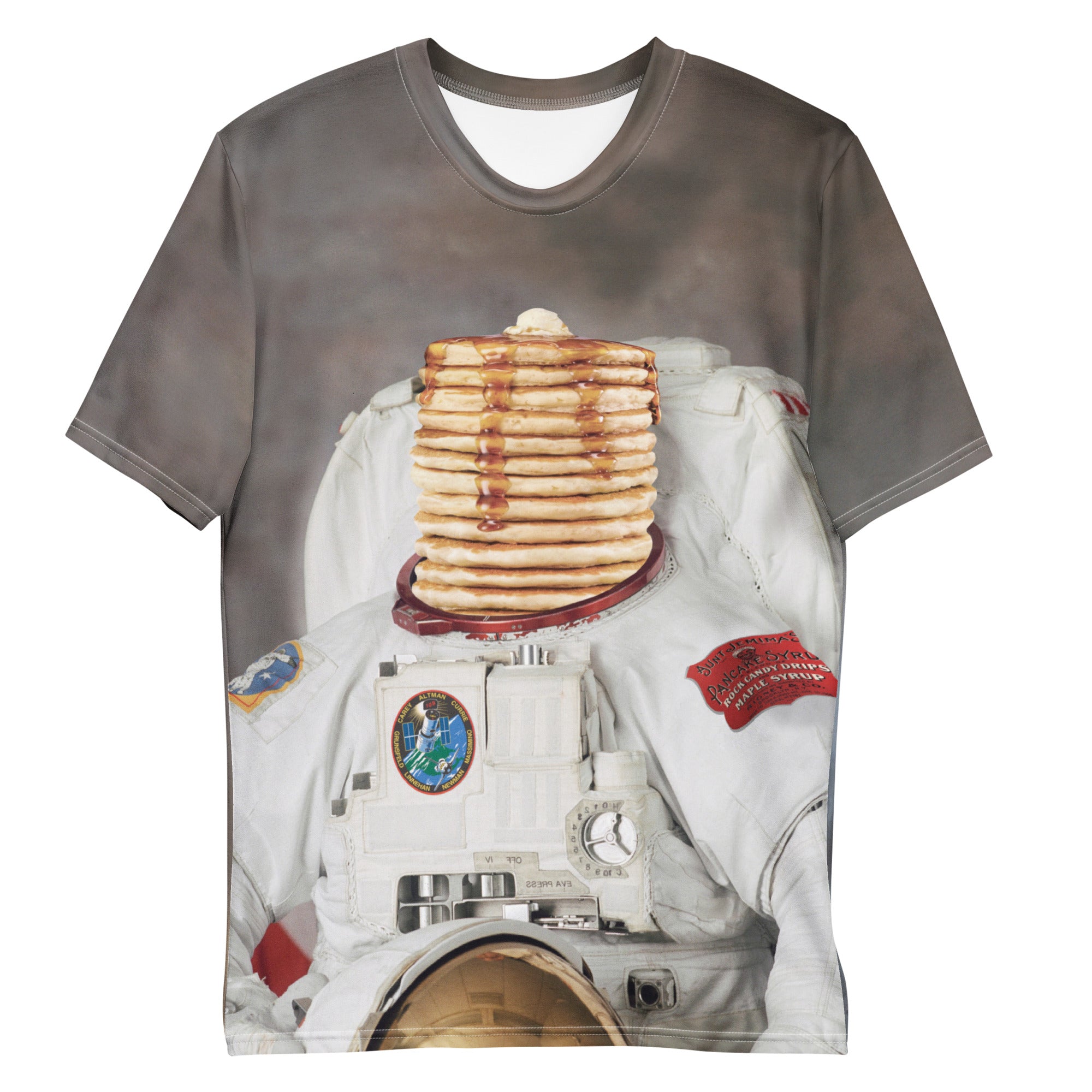 Pancake Astronaut Men's T-Shirt - Shirtwascash