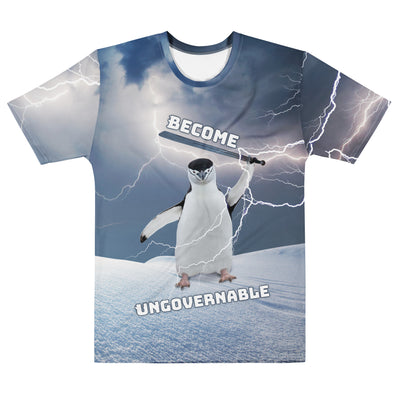 Ungovernable Penguin Men's T-Shirt - Shirtwascash
