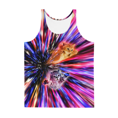 Flying Cat Lasers Men's Tank - Shirtwascash