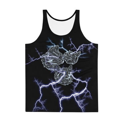 Lightning Cat Men's Tank - Shirtwascash