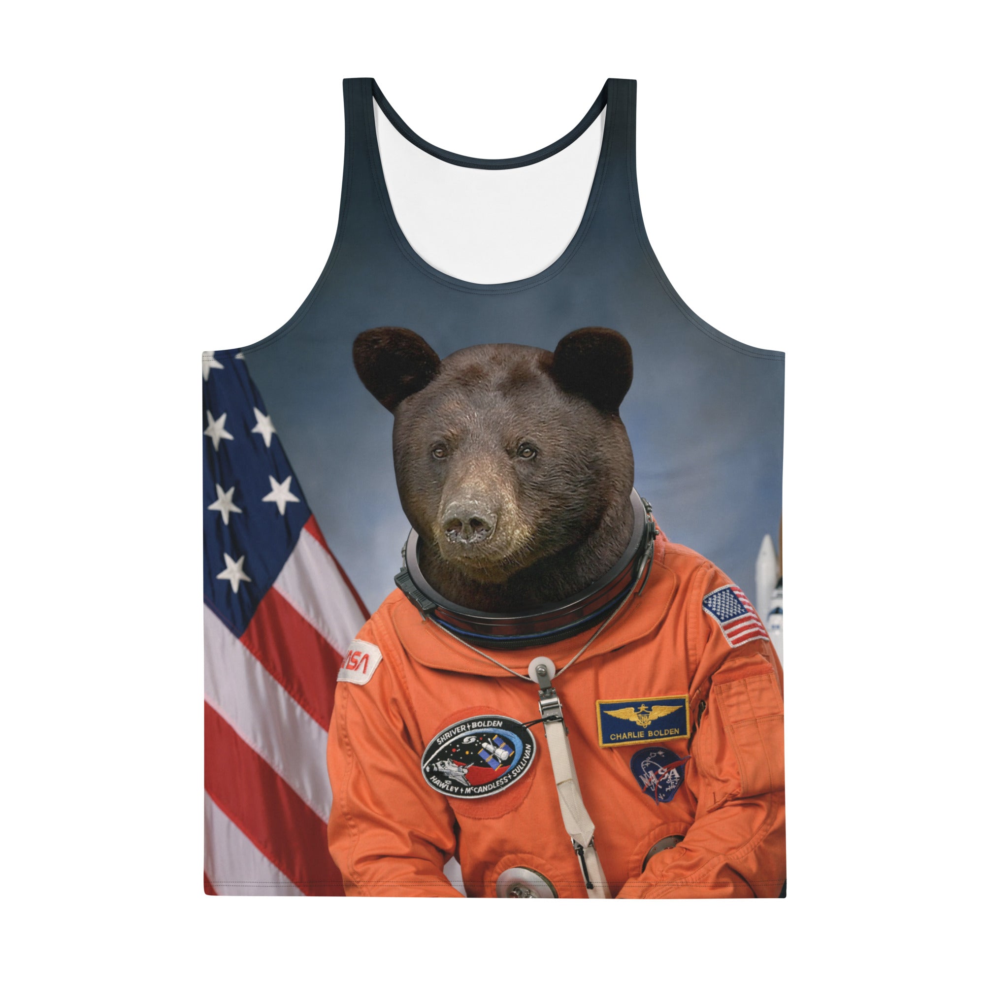 The Bearstronaut Men's Tank - Shirtwascash