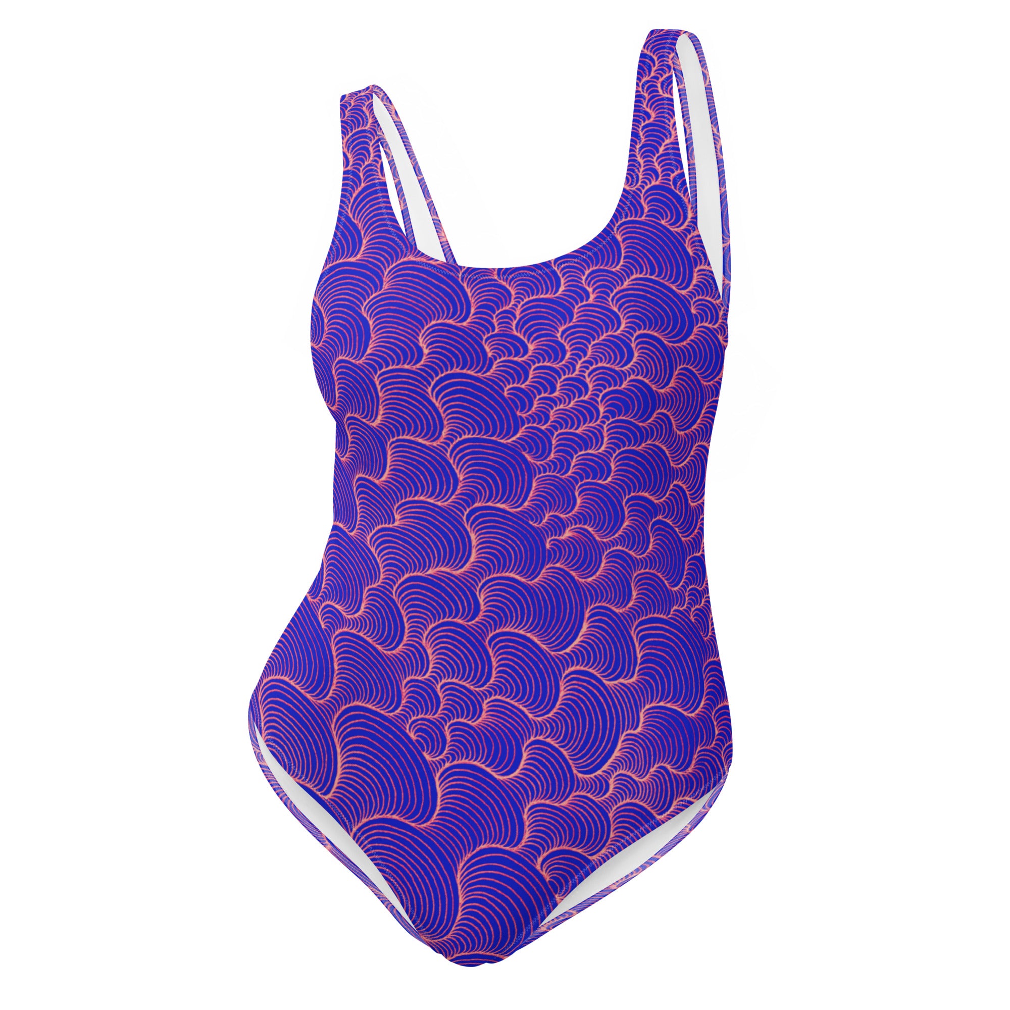 Scribblewave One-Piece Swimsuit - Shirtwascash