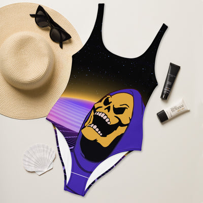 Skeletor One-Piece Swimsuit - Shirtwascash