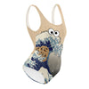 Cookie Wave One-Piece Swimsuit - Shirtwascash