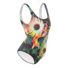 Floral Glitch One-Piece Swimsuit - Shirtwascash