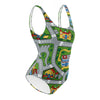 Car Carpet City One-Piece Swimsuit - Shirtwascash