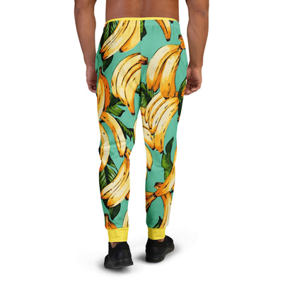 Banana Pattern Men's Joggers - Shirtwascash