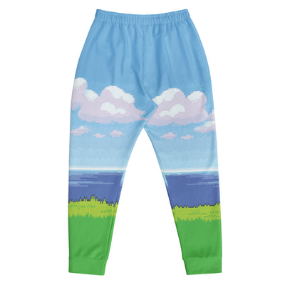 8-Bit Ocean Men's Joggers - Shirtwascash