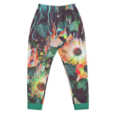 Floral Glitch Men's Joggers - Shirtwascash