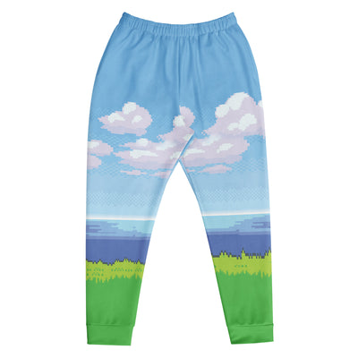 8-Bit Ocean Men's Joggers - Shirtwascash