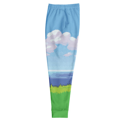 8-Bit Ocean Men's Joggers - Shirtwascash