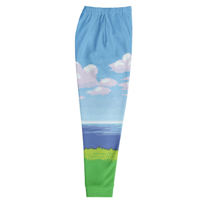 8-Bit Ocean Men's Joggers - Shirtwascash