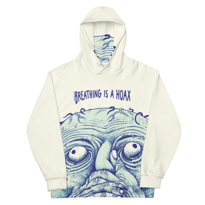 Breathing is a Hoax Hoodie - Shirtwascash