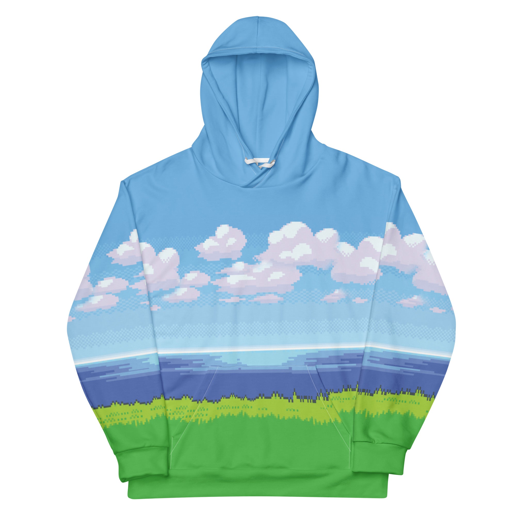 8-Bit Ocean Hoodie - Shirtwascash