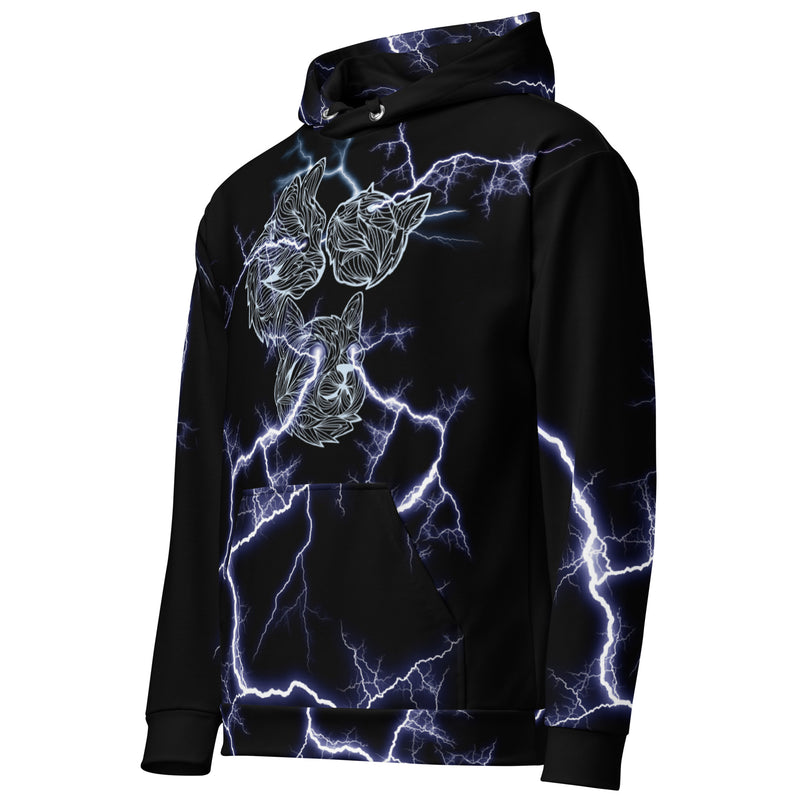 Lightning Cat Hoodie - Shirtwascash