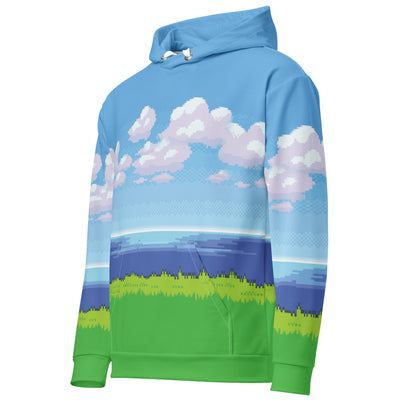 8-Bit Ocean Hoodie - Shirtwascash