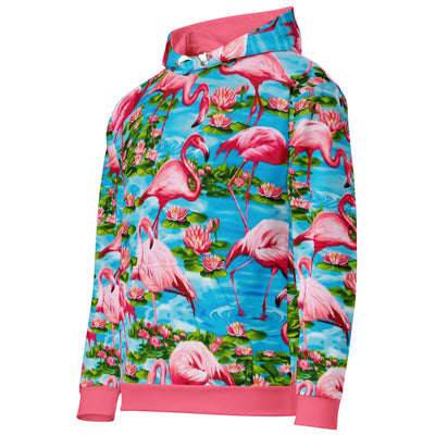 Flamingo Paradise Hoodie - Shirtwascash