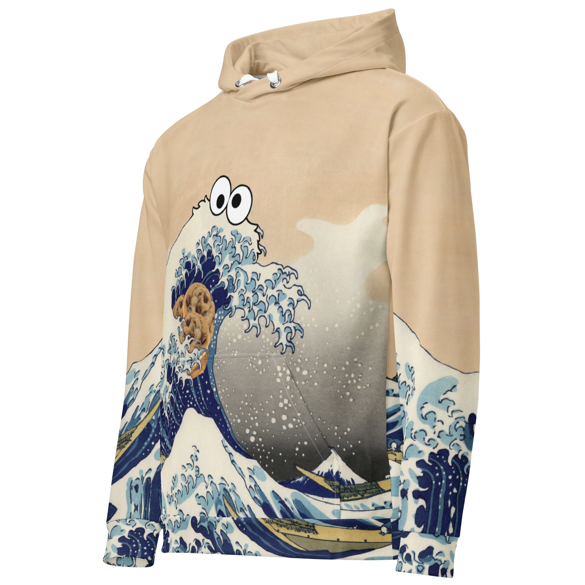 トップス BORO HOODIE UKIYO-E KANAGAWA GREAT WAVE The Great Wave Hoodie | Katsushika Hokusai Art | Japanese Ukiyo-e