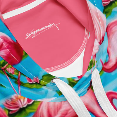 Flamingo Paradise Hoodie - Shirtwascash