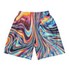 Metallic Flow Men's Gym Shorts - Shirtwascash